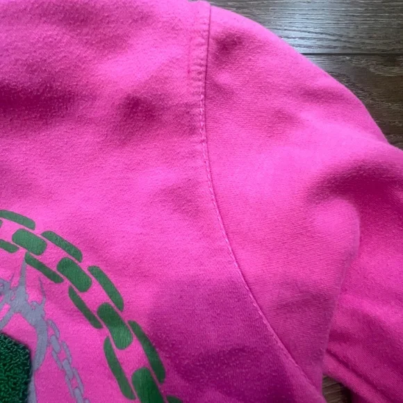 HMBL STAY HMBL Women's Full Zip Skull Hoodie, Women's, Size XS, Pink, Sweatshirt - Picture 13 of 16